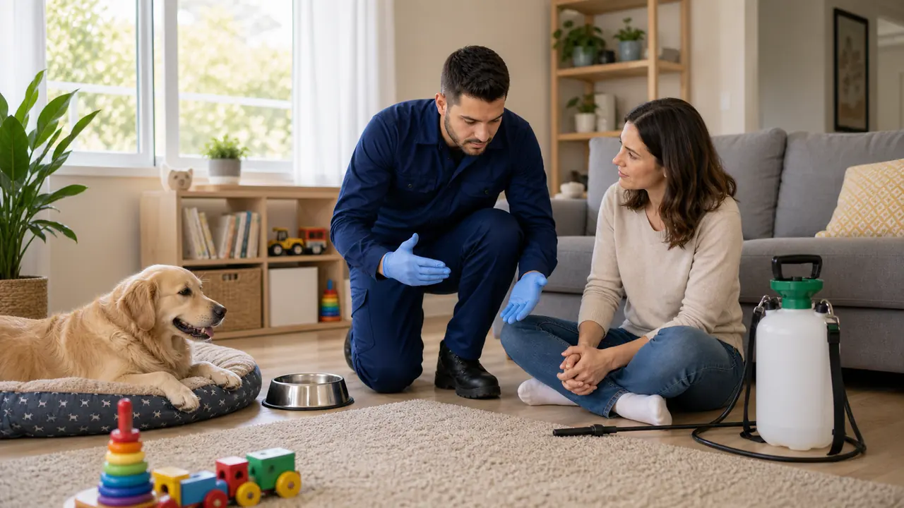 Safe pest control for children and pets hero image